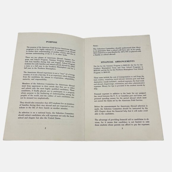 Americans Abroad Programs 1962-1963 Handbook & 1963-1964 Roster of Students - Picture 4 of 8